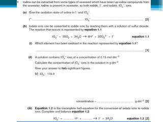 Variable Oxidation States