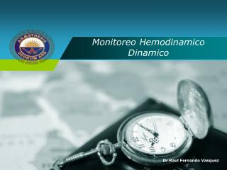 Monitoreo Hemodinamico Dinamico