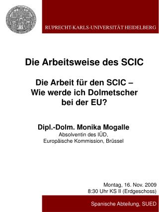Spanische Abteilung, SUED