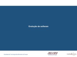 Evolução de software