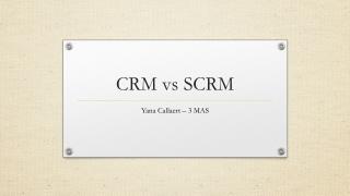 CRM vs SCRM