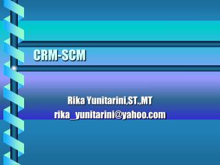 CRM-SCM