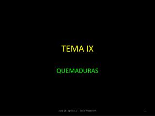 TEMA IX