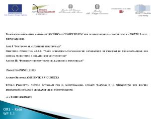 OR5 – Rete WP 5.1