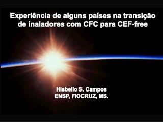 Experiência de alguns países na transição de inaladores com CFC para CEF-free