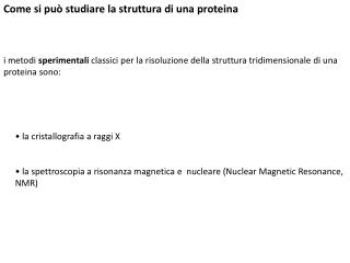 la cristallografia a raggi X