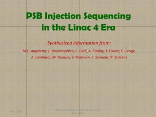 PSB Injection Sequencing in the Linac 4 Era