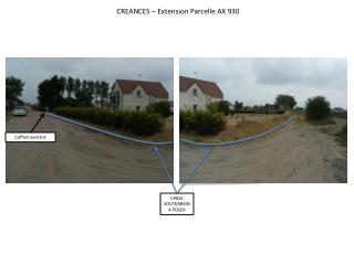 CREANCES – Extension Parcelle AX 930