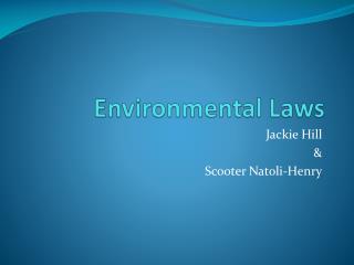 Environmental Laws