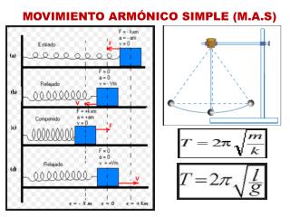 MOVIMIENTO ARMÓNICO SIMPLE (M.A.S )