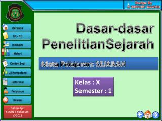 Kelas : X Semester : 1