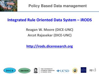 Policy Based Data management