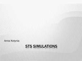 STS SIMULATIONS