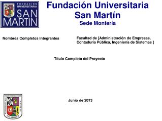 Fundación Universitaria San Martín Sede Montería