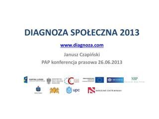 DIAGNOZA SPOŁECZNA 2013
