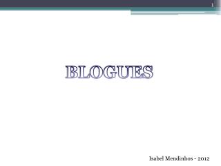 BLOGUES