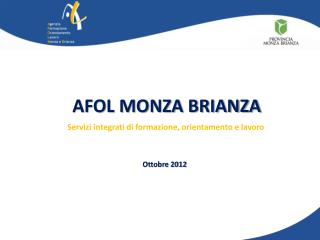 Servizi integrati di formazione, orientamento e lavoro