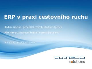 ERP v praxi cestovního ruchu