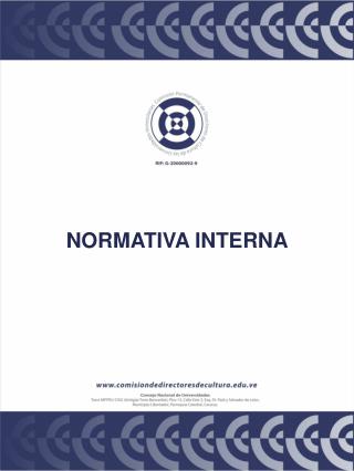 NORMATIVA INTERNA