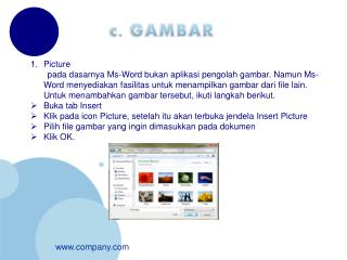 c. GAMBAR