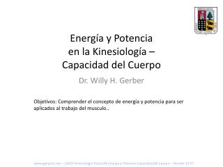 Energía y Potencia en la Kinesiología – Capacidad del Cuerpo