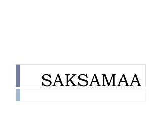 SAKSAMAA