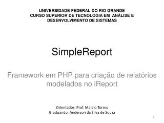 SimpleReport