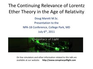 The Continuing Relevance of Lorentz Ether Theory in the Age of Relativity