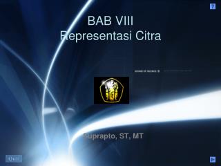 BAB VIII Representasi Citra