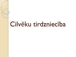 Cilvēku tirdzniecība