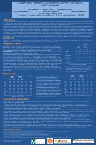 Aplicação de um Programa Baseado no Mindfulness para a Infertilidade: Dados Preliminares