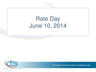 Rate Day June 10, 2014