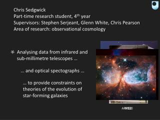 … to provide constraints on theories of the evolution of star-forming galaxies