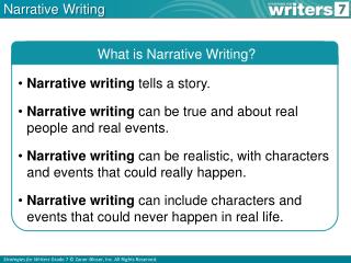 Narrative Writing