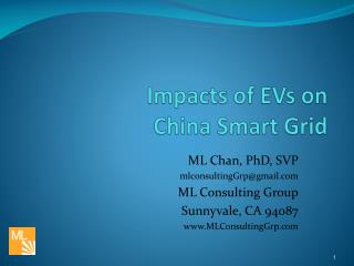 Impacts of EVs on China Smart Grid