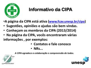 Informativo da CIPA