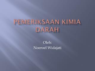 Pemeriksaan kimia darah