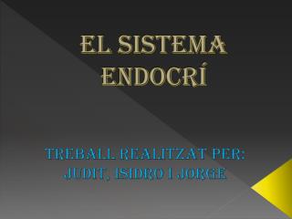 EL SISTEMA ENDOCRÍ