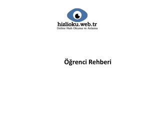 Öğrenci Rehberi