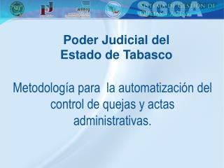Poder Judicial del Estado de Tabasco