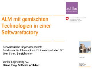 ALM mit gemischten Technologien in einer Softwarefactory