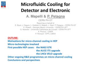 Microfluidic Cooling for Detector and Electronic