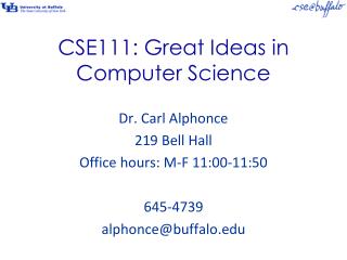 CSE111: Great Ideas in Computer Science