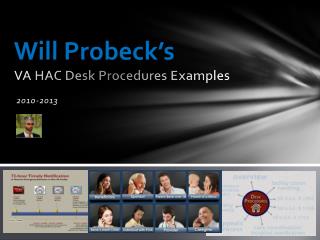 Will Probeck’s VA HAC Desk Procedures Examples