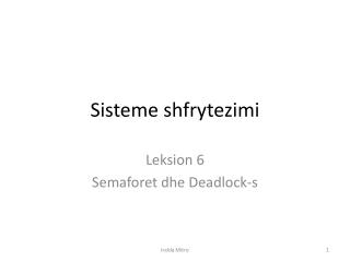 Sisteme shfrytezimi