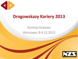 Drogowskazy Kariery 2013