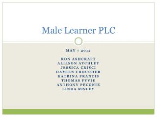 Male Learner PLC