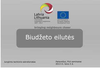 Biudžeto eilutės