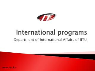 International programs