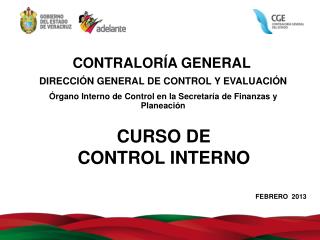 DIRECCIÓN GENERAL DE CONTROL Y EVALUACIÓN